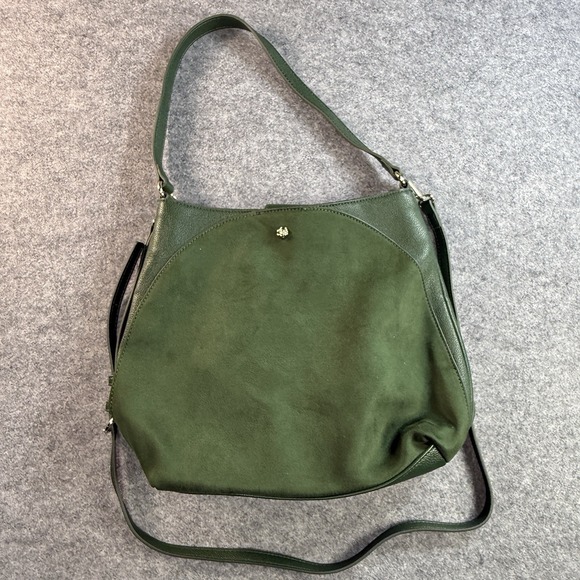 LC Lauren Conrad Handbags - Lauren Conrad LC Womens Purse Gibson Green Bucket Bag Soft Minimal Crossbody